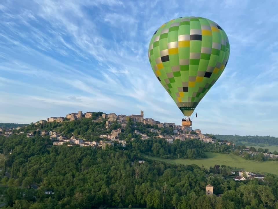 Survol en montgolfière de Gaillac sur Tarn